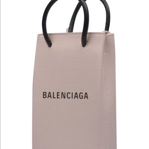 Balenciaga shopping bag nude/pink